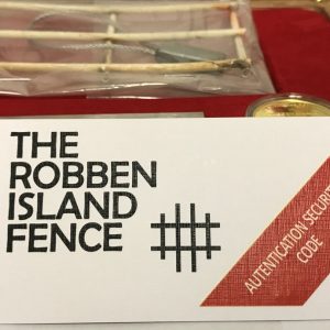 WORLD HERITAGE ROBBEN ISLAND FENCE MEDALLION (8)