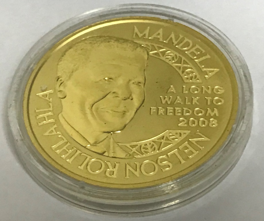 Nelson Rolihlahla Mandela 90 Years Commemorative Medallion Set 2008 Poa Collector S World